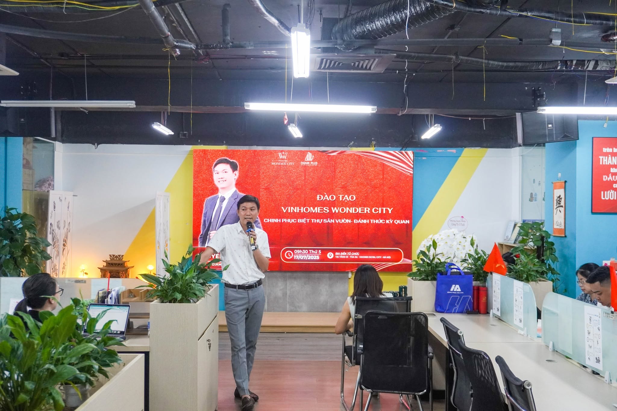 GĐDA Nguyễn Công Đức chia sẻ nội dung đào tạo Vinhomes Wonder City