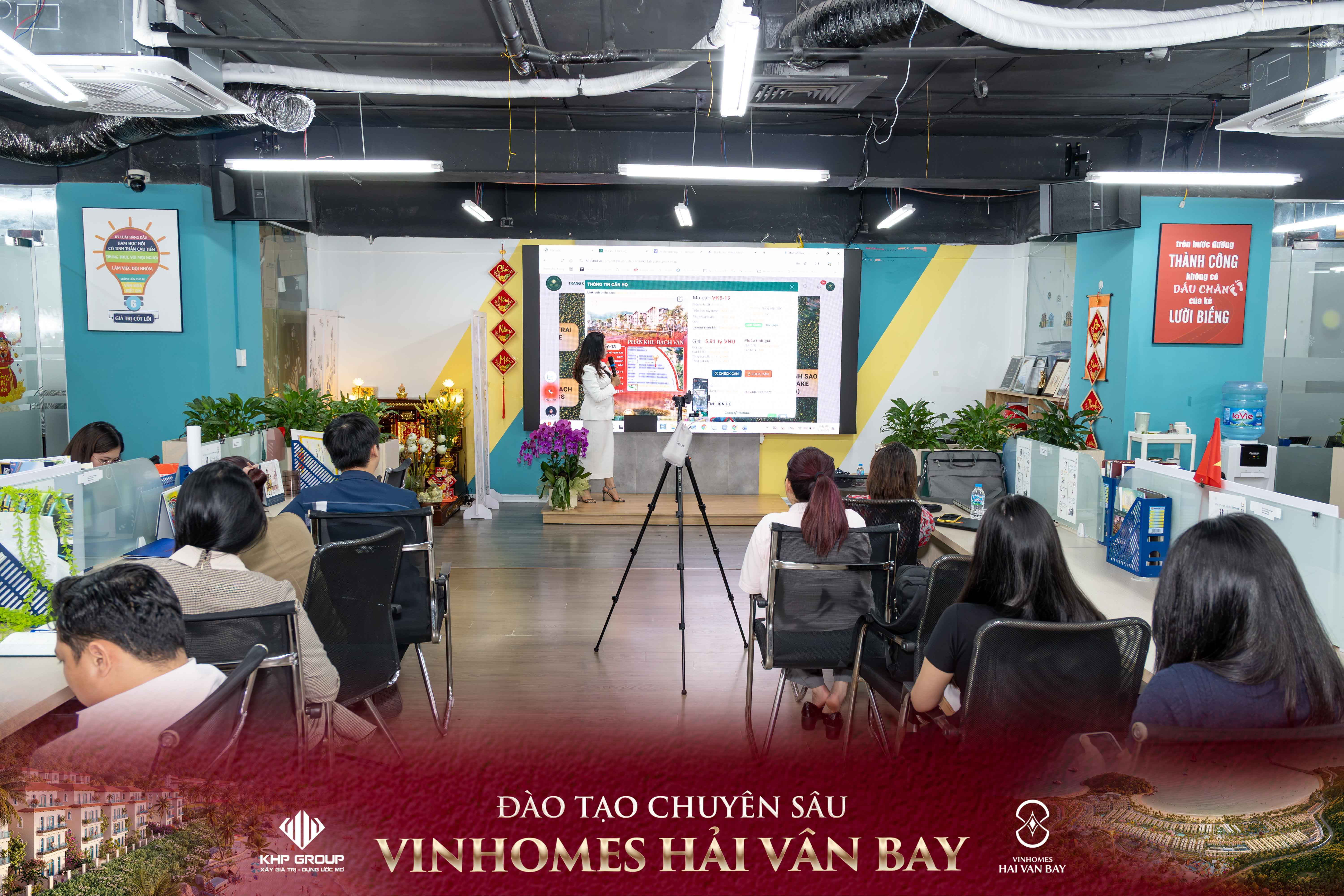 CEO Ngân Bùi chia sẻ nội dung đào tạo dự án Vinhomes Hải Vân Bay