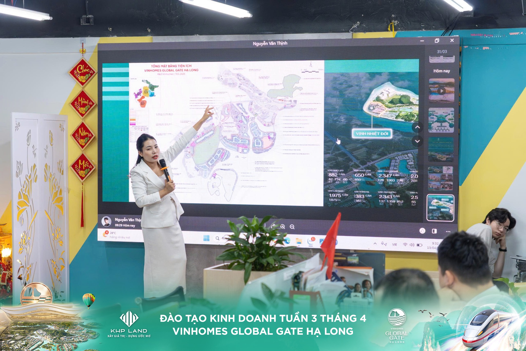 KHP LAND ĐÀO TẠO NỘI BỘ, SẴN SÀNG CHINH PHỤC DỰ ÁN VINHOMES GLOBAL GATE HẠ LONG