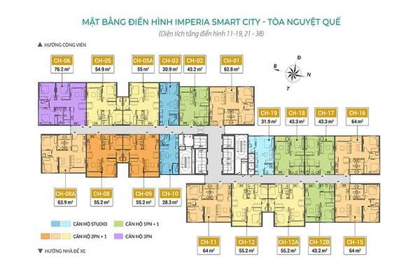 mặt bằng nguyệt quế