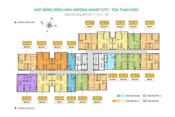 mặt bằng tòa thảo mộc