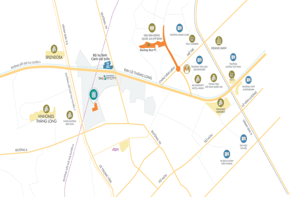 Vị trí dự án Imperia Smart City